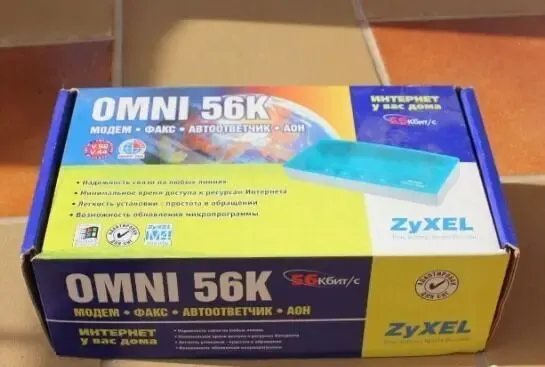 Модем факс автоответчик аон Zyxel Omni 56k Mini