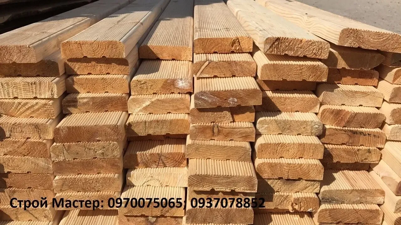 Палубная доска 2й сорт. 35мм толщиной. 3