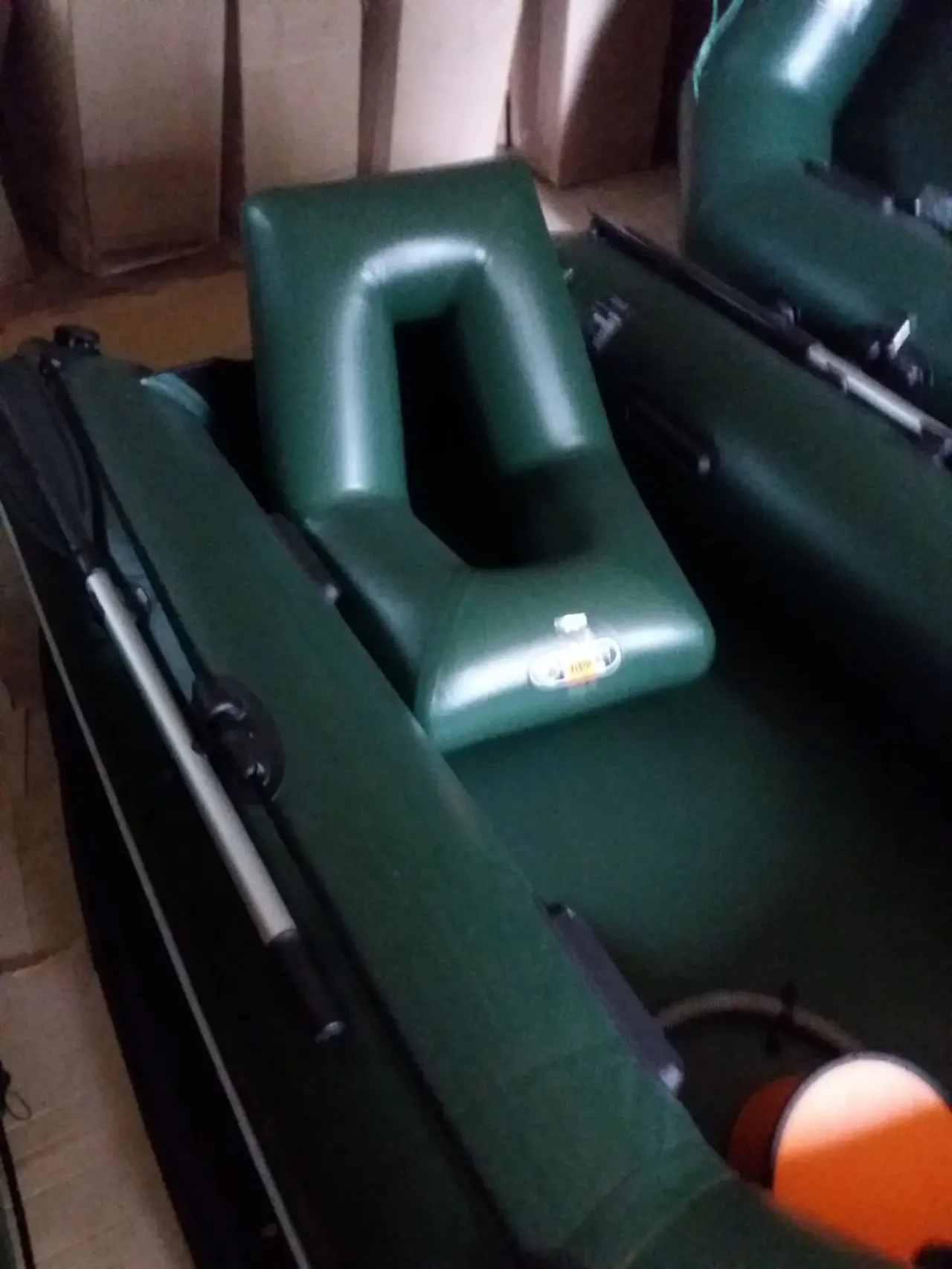 Крісло надувне з матеріалу пвх для рибалки та відпочинку. 7