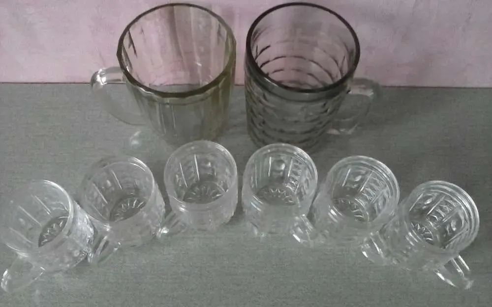 Стеклянный пивной  бокал 5