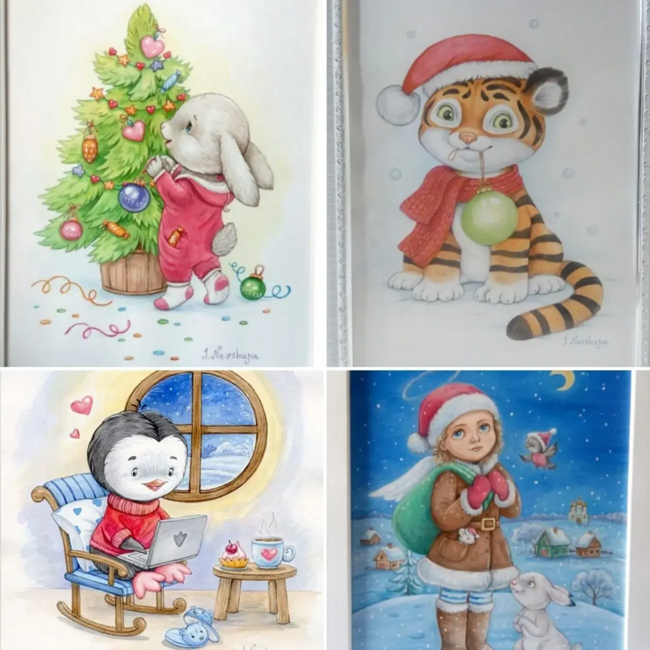 Акварельные картины, метрики в детскую(акварель или принт) 2