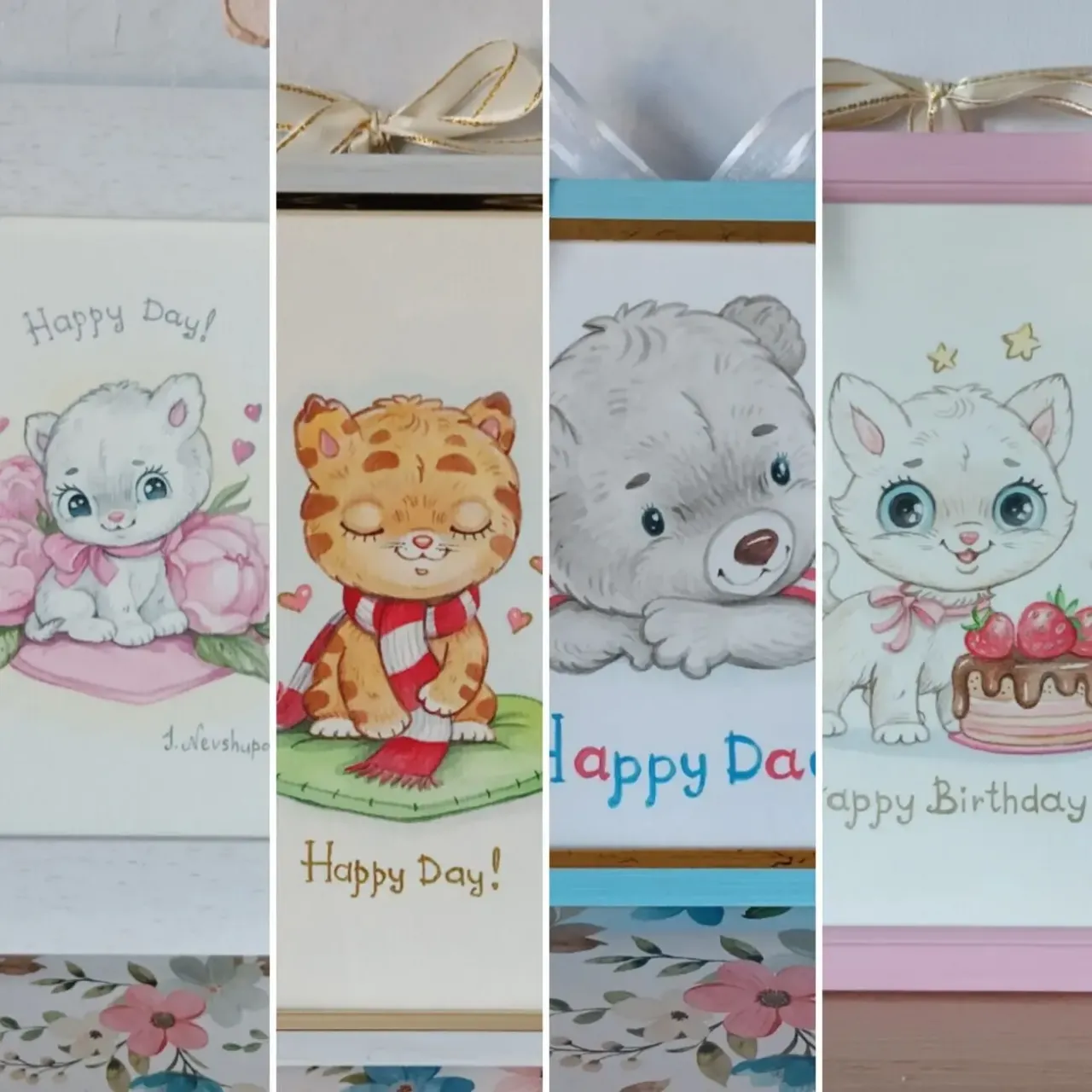 Акварельные картины, метрики в детскую(акварель или принт)