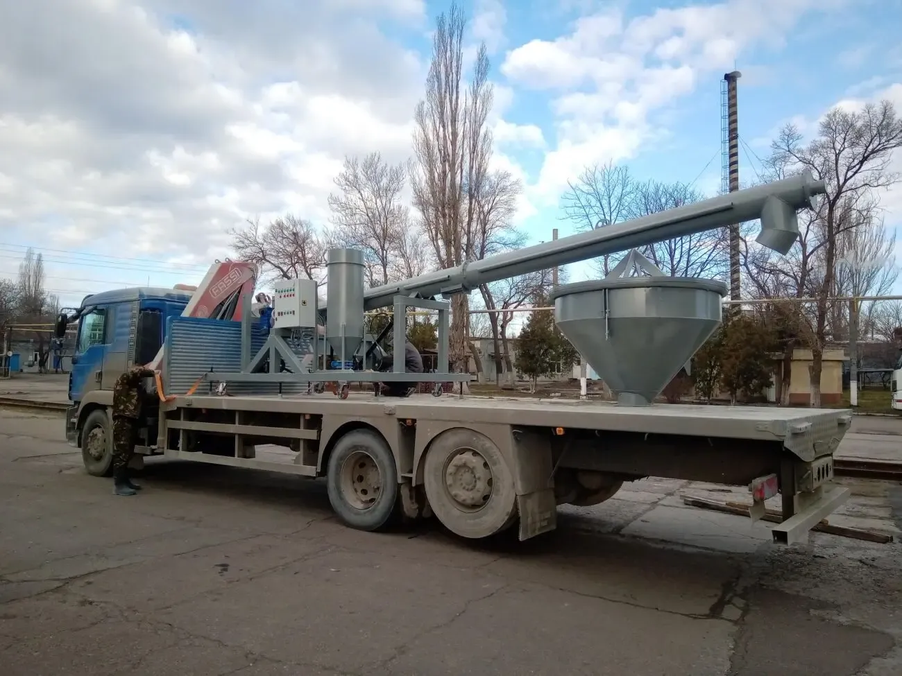 Растариватель цемента 8