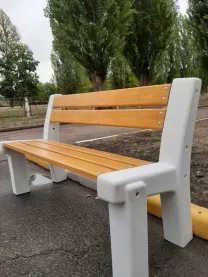 Лавочка со спинкой