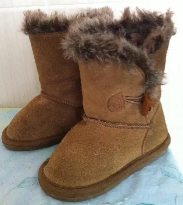 Замшевые сапожки