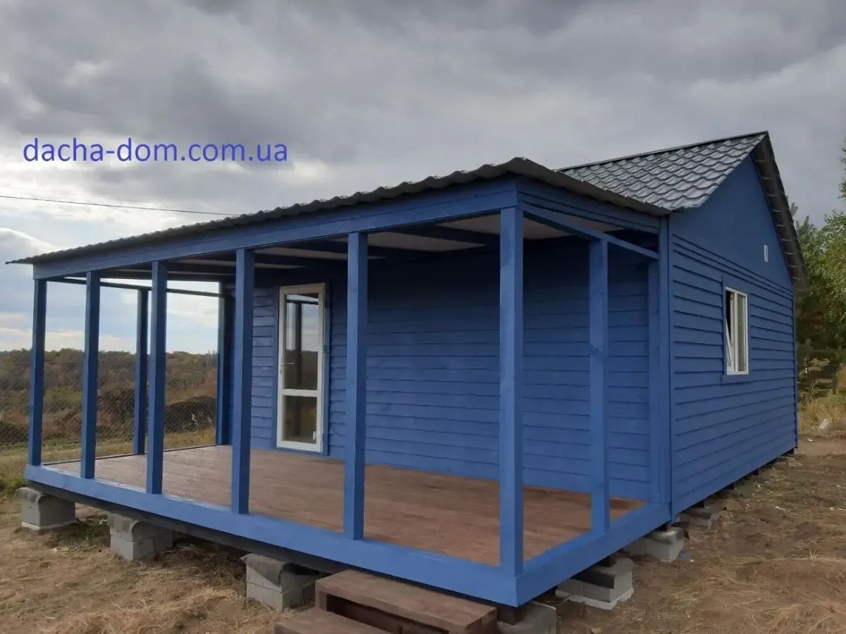 Дачный дом из корабельной доски-надежного материала 5