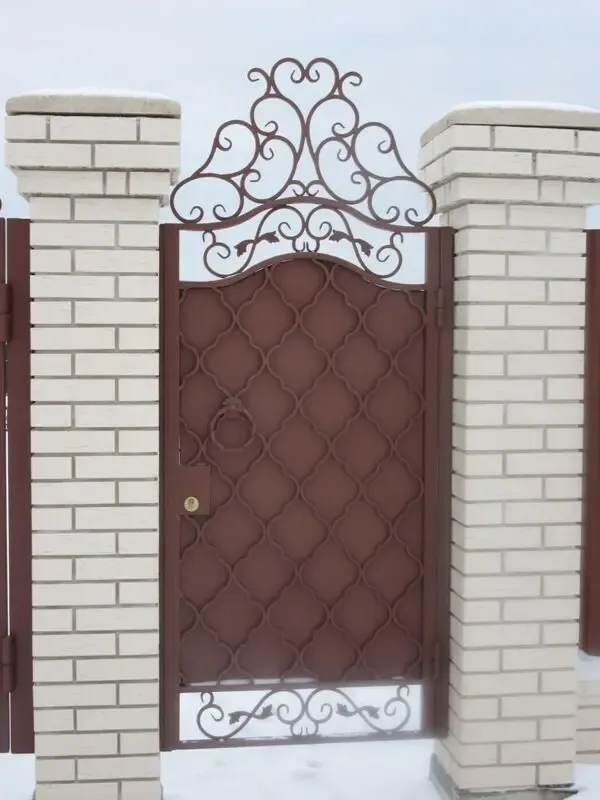 Навесы и козырьки под заказ для дома. Кованные ворота 3