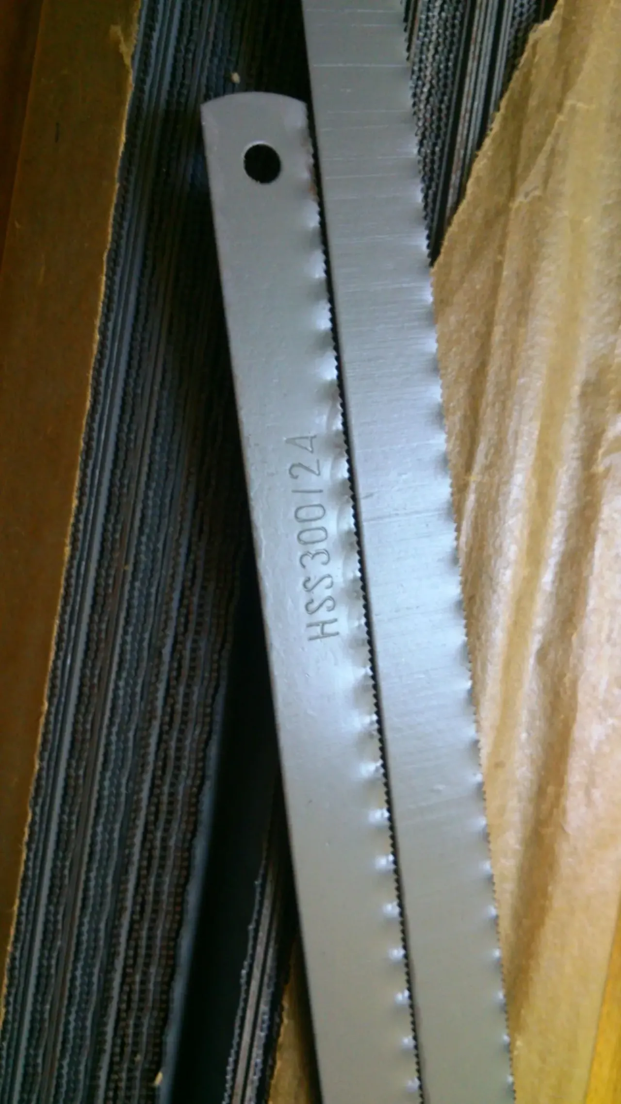 Полотно для ножовки по металлу HSS 300/24 аналог ссср 2