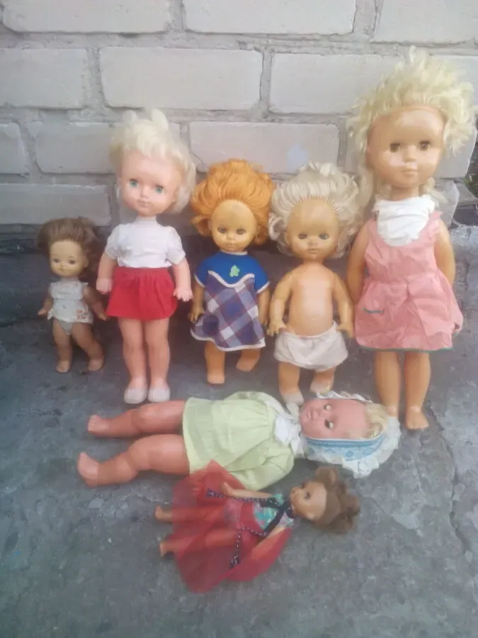 Коллекция, мегалот кукол (куклы) СССР. 1970 г. 5