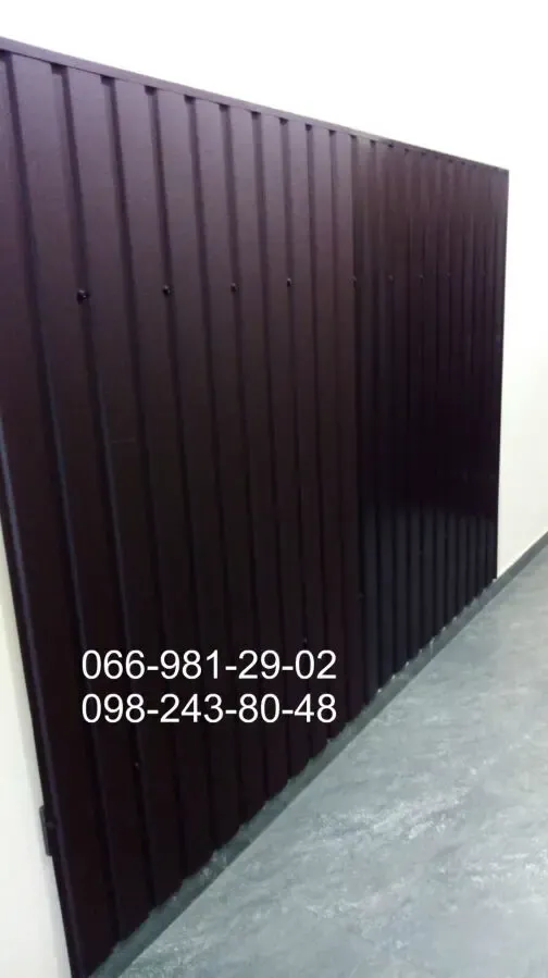 Металлопрофиль коричневый,Профнастил коричневого цвета.Киев. 3