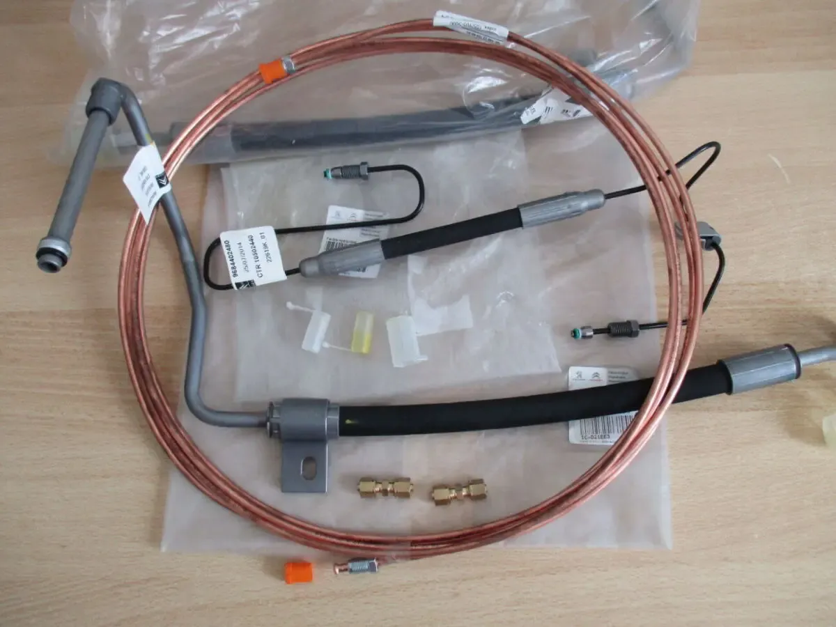 Трубка гидравлическая длинная для Citroen C5 X7. Ремкомплект. 8