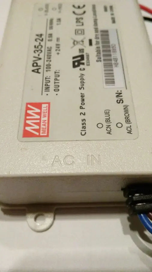 Блок питания 24 вольт APV-35-24 сетевой адаптер зарядное устройство 3