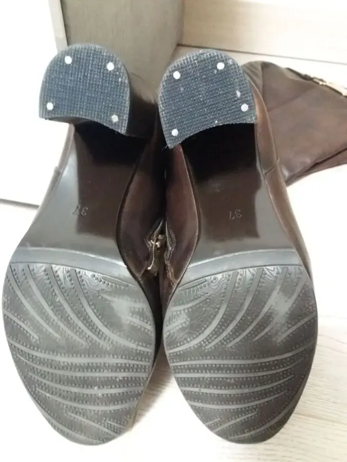 Зимние кожаные сапоги, 37р. 6