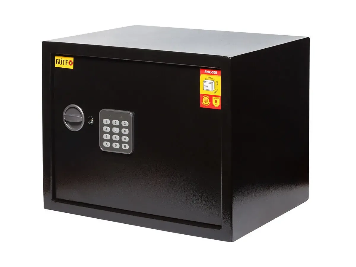 Сейф GUTE 30E для офиса с кодовым замком (ШхВхГ:38Х30х30 см.) 5