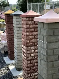 Блоки стовпчикові для огорожі від виробника.Тумби набірні,блок