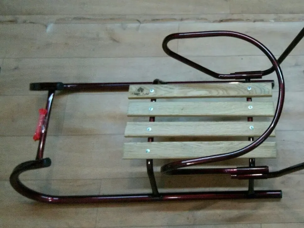 Санки с ручкой толкателем Новые 3