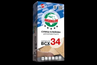 ANSERGLOB ВСХ-34 клей для керамогранита, 25кг