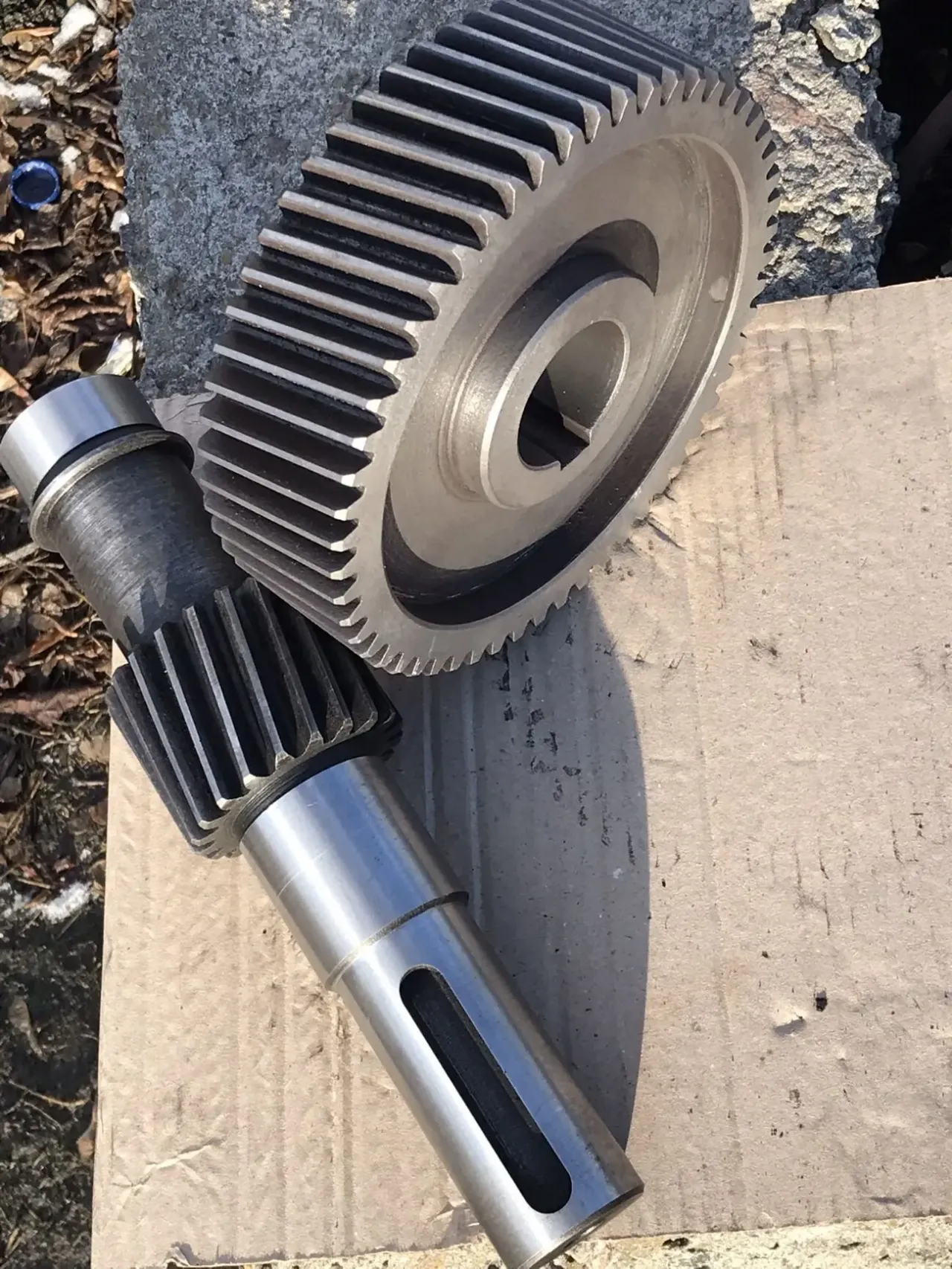 Вал-шестерня+шестерня на волчок К7-ФВ2П-160. Нові. Продам. 2