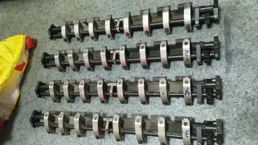 Вал с грейферами в сборе(2455242) Adast Dominant 514, 515, 525P