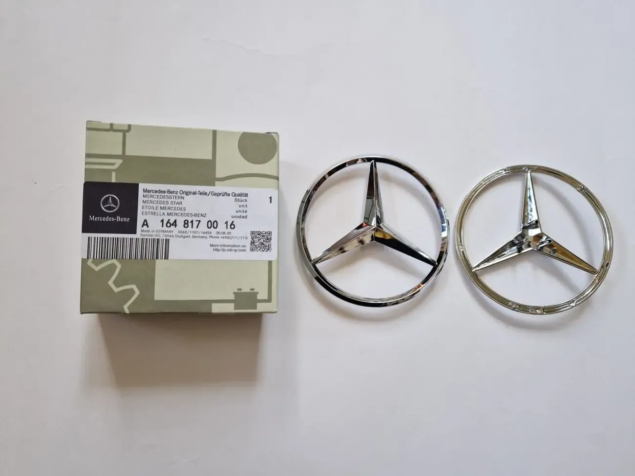 Знак / емблема / значок на багажник мерседес w124 w210 w140 w211 w203 10