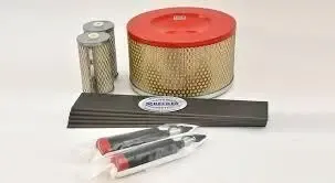 Комплект BECKER лопаток 4шт 240-48-4мм и два фильтра 909580