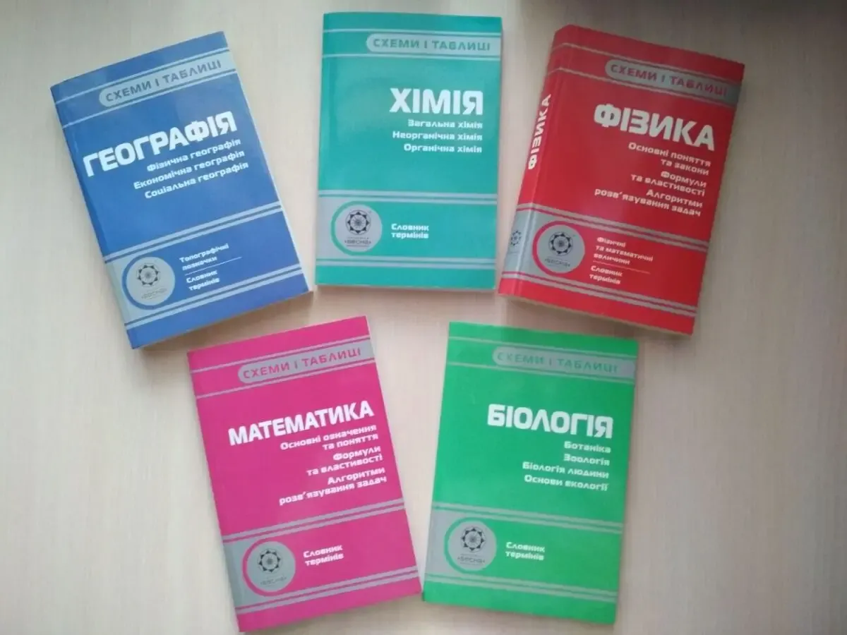 Справочники серии «Схеми і таблиці»