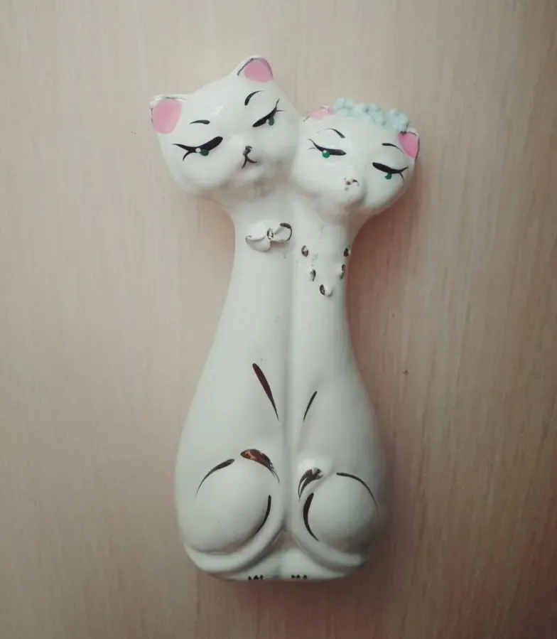 Статуэтка «Влюбленные коты»