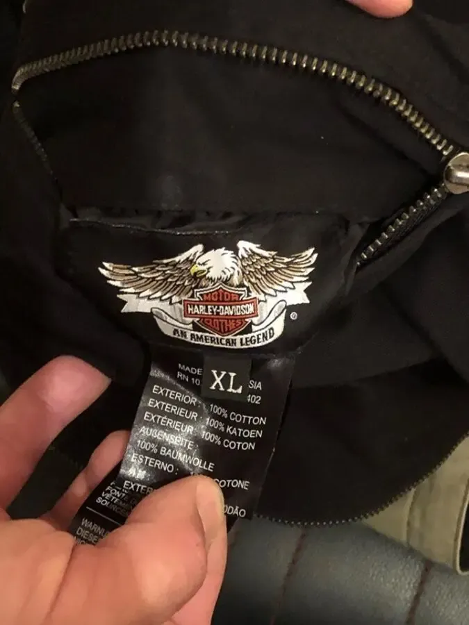 Куртка текстильная (коттон) Harley-Davidson двусторонняя на мет.змейке 9