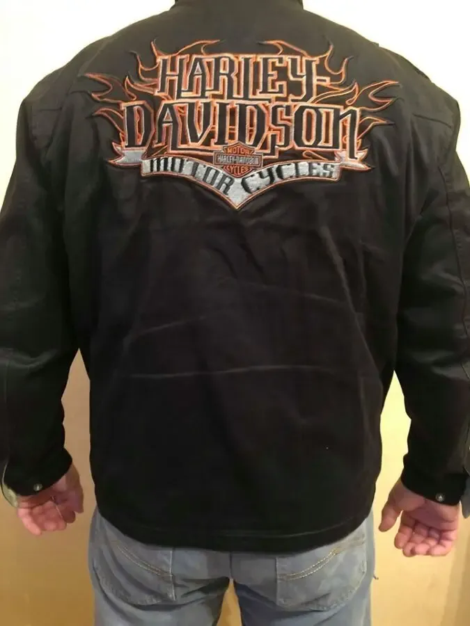 Куртка текстильная (коттон) Harley-Davidson двусторонняя на мет.змейке