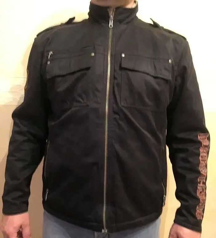 Куртка текстильная (коттон) Harley-Davidson двусторонняя на мет.змейке 3