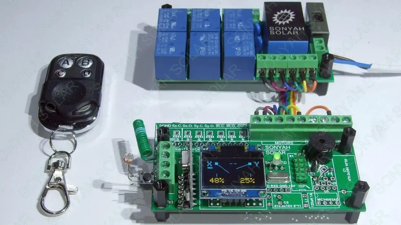 Контроллер откатных, распашных ворот, Плата блок управления автоматика 5