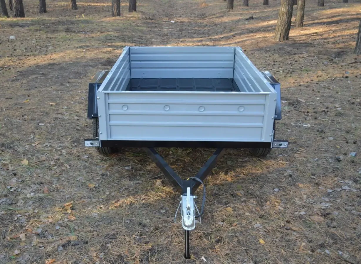 Прицеп серый 1.8 метра Кремень+ Корида-Тех 4