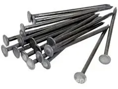 Гвозди шиферные 5х120 с оцинкованной шляпкой.