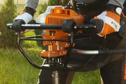 Аренда, прокат. Мотобур (ямобур, бензобур) STIHL BT 130 5