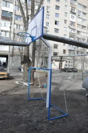 Баскетбольное кольцо,  спорт площадка. 