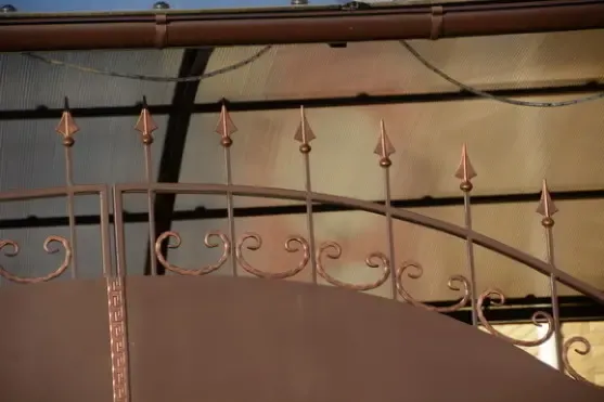 Ворота металлические. 