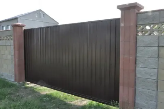 Ворота раздвижные, откатные. 