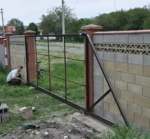 Ворота раздвижные, откатные. 