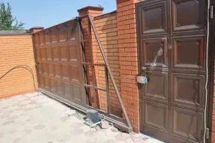 Ворота раздвижные, откатные. "Броневик" Днепр.