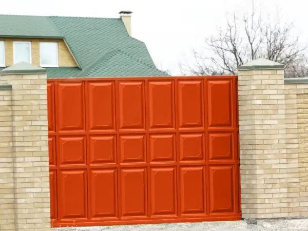 Ворота филенчатые распашные, откатные, раздвижные. Броневик Днепропетр 9