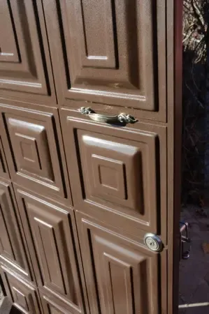 Ворота филенчатые распашные, откатные, раздвижные. Броневик Днепропетр 4