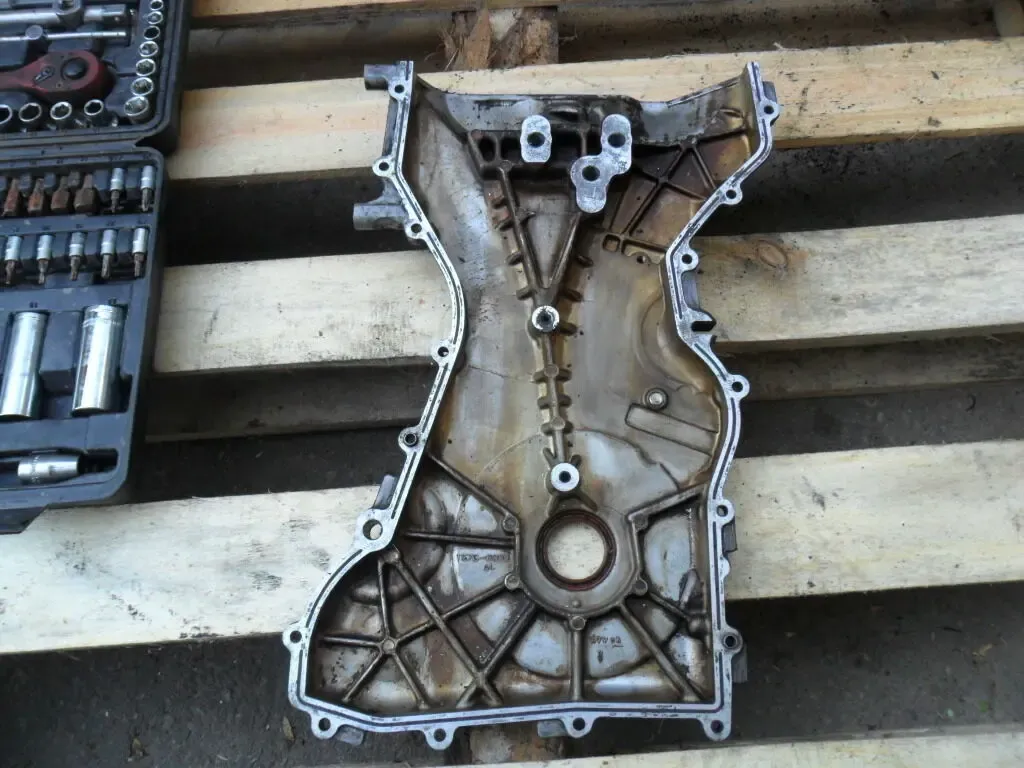 Передняя крышка двигателя Ford 1s7g6059al, форд мондео 3, 2.0 дюратек 2