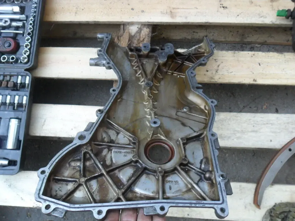 Передняя крышка двигателя Ford 1s7g6059al, форд мондео 3, 2.0 дюратек 6