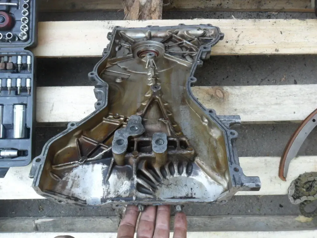 Передняя крышка двигателя Ford 1s7g6059al, форд мондео 3, 2.0 дюратек 7