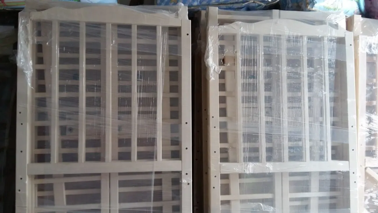 Кроватка кровать детская белая  на шарнирах маятник с ящиком новые 3