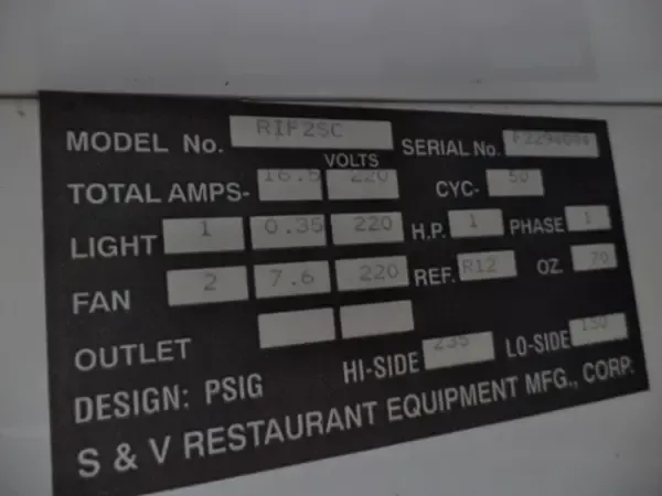 Нержавеющие холодильные шкафы, 2-х дверн., (Фагор, ), б/у. 8