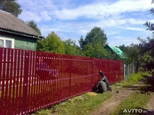 Забор ворота ограждения установка Березань Барышевка 2