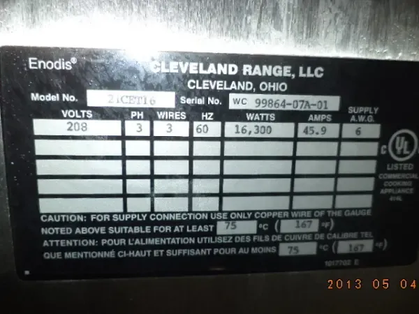 Печь для приготовления на пару, б/у. 2