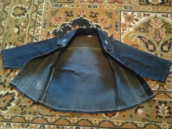 Джинсовая куртка на девочку 2