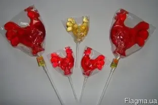 Леденцы на палочке (петушок)